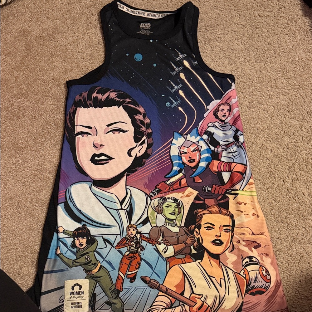 Star Wars Women's Heroes Tank Top - Black, Blue, Orange